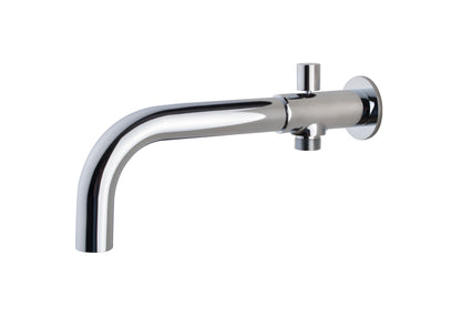 inbouw-baduitloop met omstel rond 23cm chroom - WDtegels