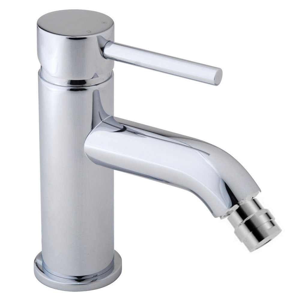 Cadans bidetkraan met waste chroom