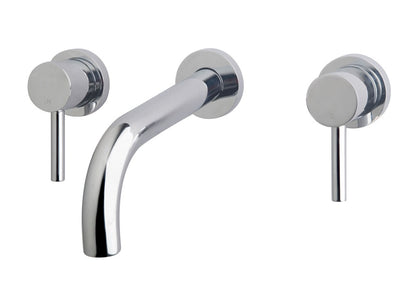 Wiesbaden Caral inbouw-wastafelmengkraan 2-knops | Chroom - WDtegels