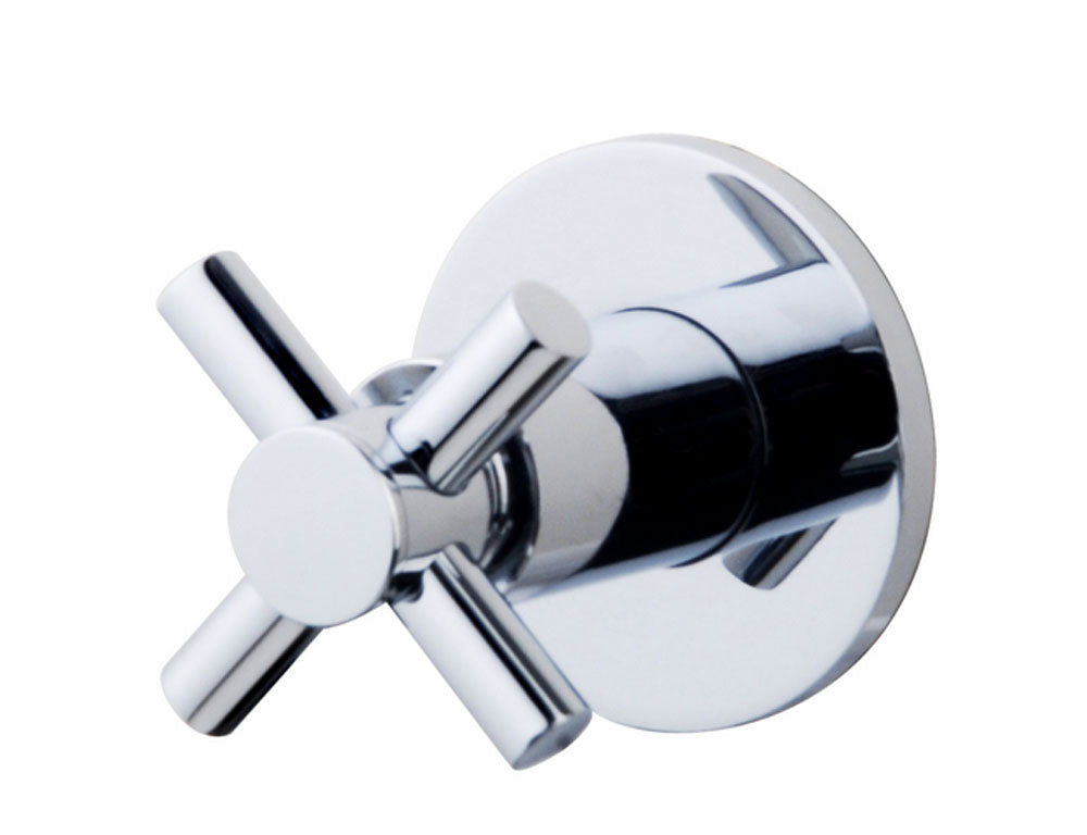 Cross inbouw stopkraan 1/2" Chroom
