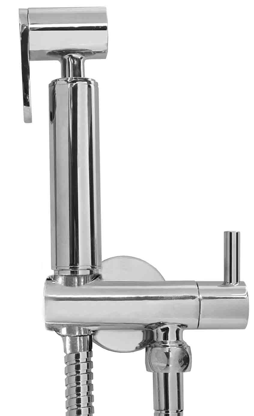 Tivaro bidet set with hand shower and shower hose chrome