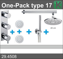 one-pack built-in thermostat set type 17 (20 cm)