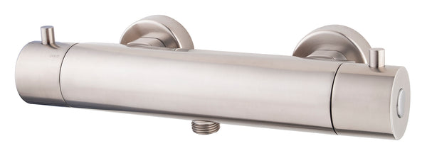 Caral Cool Touch thermostatische douchemengkraan | Geborsteld staal PVD