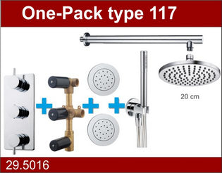 one-pack built-in thermostat set type 117 CHR