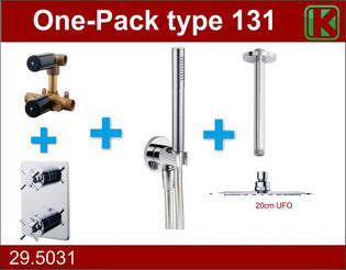 one-pack built-in thermostat set type 131 CHR (20cm UFO)