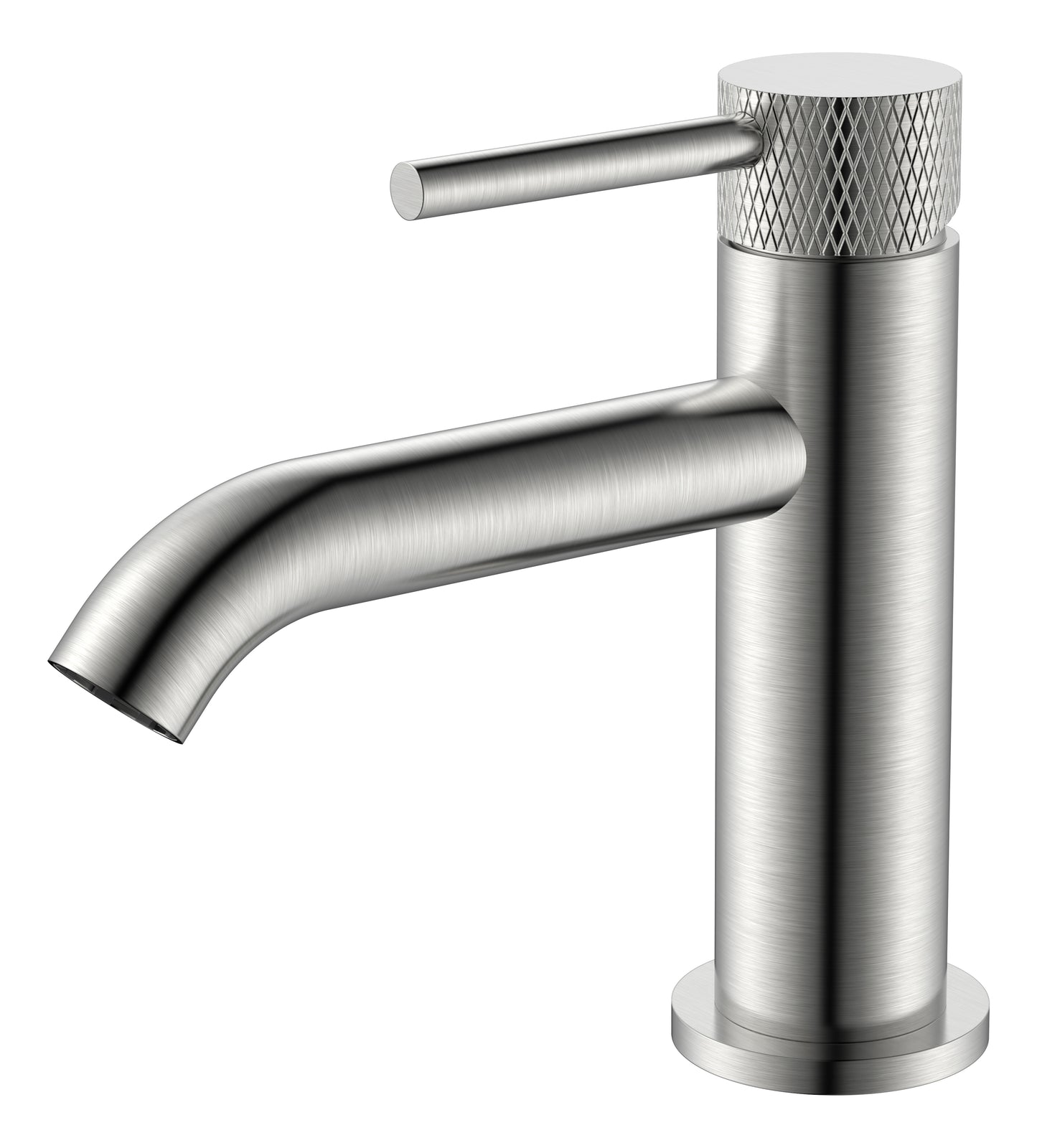 Ribbd fonteinkraan 1/2" geborsteld staal PVD - WDtegels
