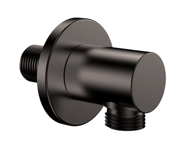 UniMatch wandaansluitbocht rond 1/2" | Gunmetal PVD