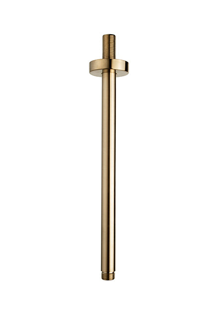 Brazo de ducha UniMatch con fijación a techo | 30cm | Latón cepillado PVD