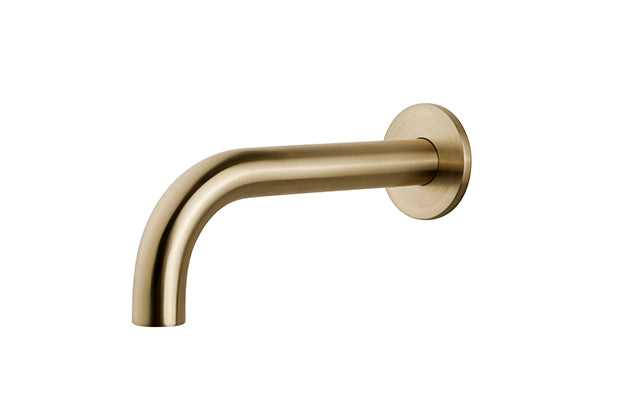 Wiesbaden inbouw-uitloop rond 25cm 1/2'' geborsteld messing - WDtegels