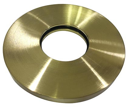 Caral rosette spout single-lever washbasin tap 65 mm brushed brass PVD