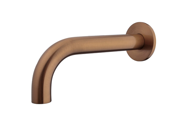 Caral baduitloop rond 20 cm 1/2'' | Geborsteld brons koper PVD