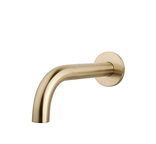 Wiesbaden inbouw-uitloop rond 20cm 1/2'' | Geborsteld messing