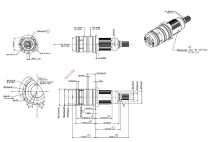 Vernet klein kunststof thermostatisch binnenwerk type 4 - WDtegels