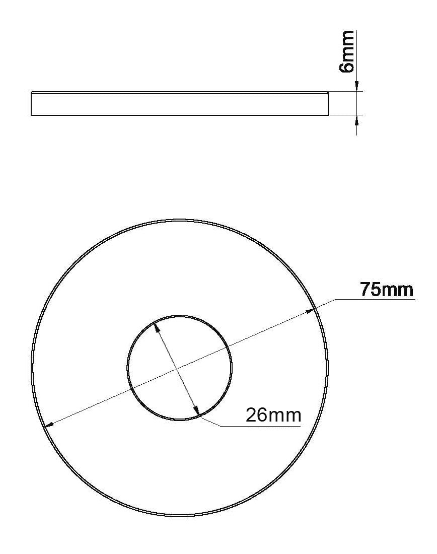 Caral rozet uitloop eenhendel wastafelkraan 75 mm geborsteld staal PVD - WDtegels