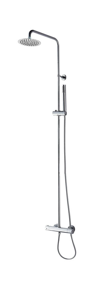 Caral bad verlengbuis 50cm tbv douchestang chroom - WDtegels