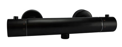 Rio thermostatische douchemengkraan 15 cm zwart