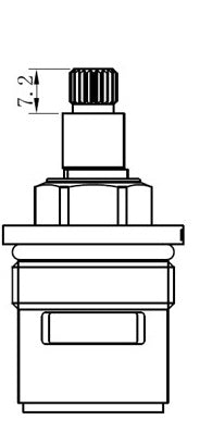 keramisch binnenwerk 3/4"D20 H warm - WDtegels