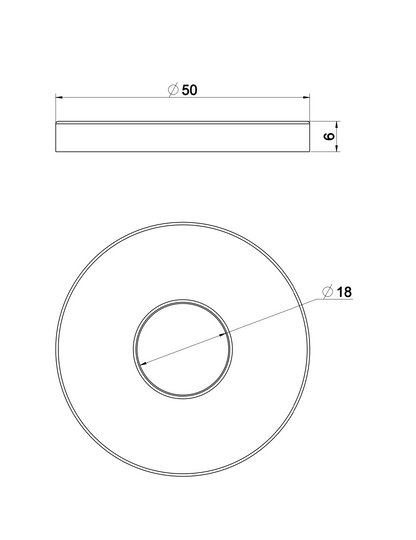 Slim rozet uitloop eenhendel wastafelkraan 50 mm mat zwart - WDtegels