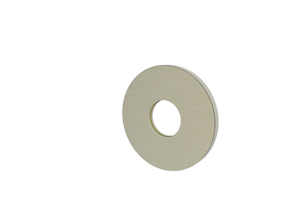 Embellecedor fino para caño de grifo de lavabo monomando 50mm acero cepillado PVD
