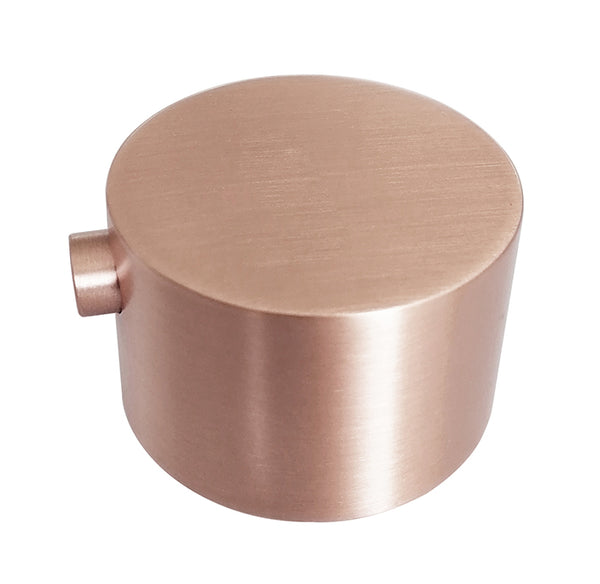 Caral thermostat knob loose for built-in thermostat 2-way brushed copper