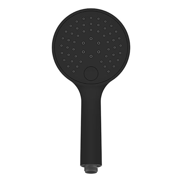 UniMatch handdouche 3 standen Ø 12 cm mat zwart