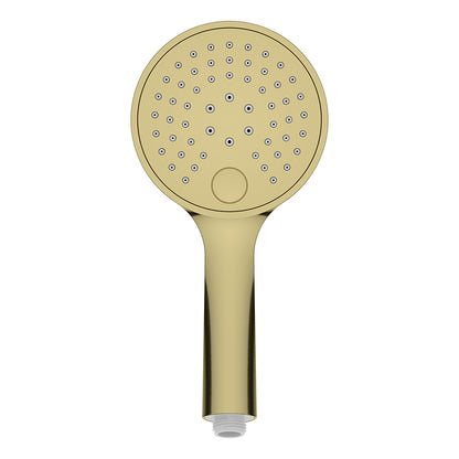UniMatch handdouche 3 standen Ø12cm Geborsteld messing PVD