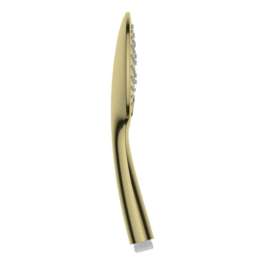 UniMatch handdouche 3 standen Ø12cm Geborsteld messing PVD - detailfoto