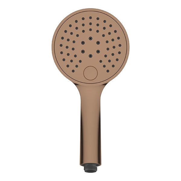 UniMatch handdouche 3 standen Ø 12 cm geborsteld brons koper PVD