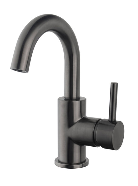 Grifo para lavabo Caral con caño giratorio PVD metalizado