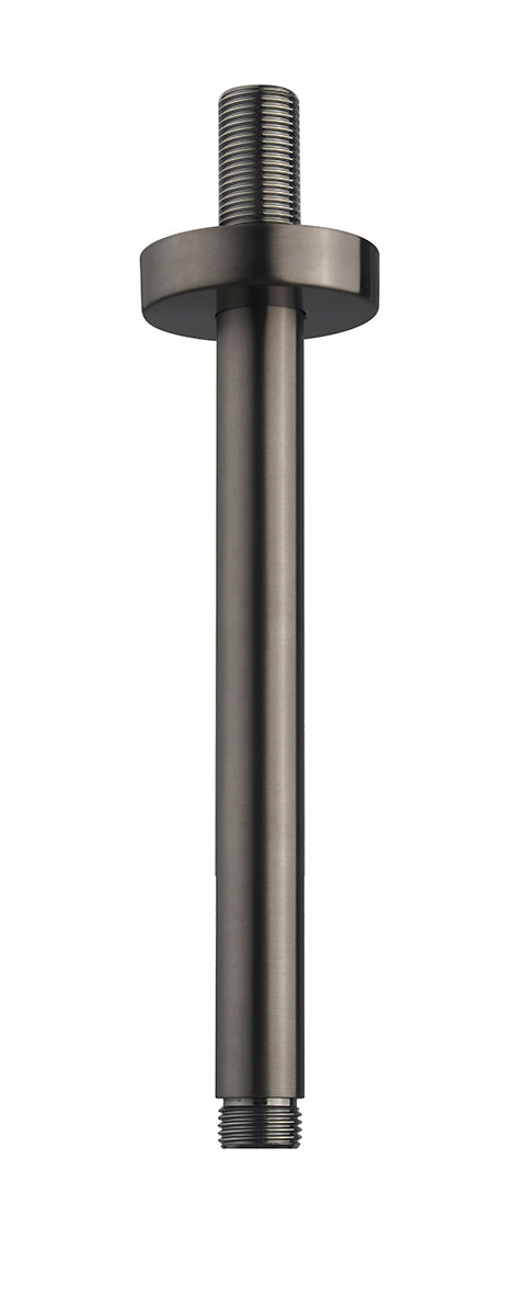UniMatch douchearm met plafondbevestiging 20 cm gunmetal PVD - WDtegels