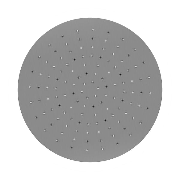 UniMatch hoofddouche rond | 30x0,8cm | Gunmetal PVD