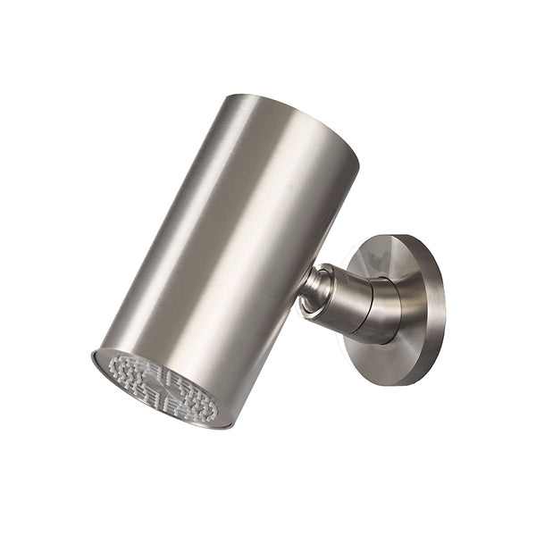 UniMatch Beam hoofddouche | 1 stand met muurbevestiging | Geborsteld staal PVD