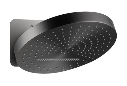 UniMatch Pluuto hoofddouche rond 2 standen met muurbevestiging Gunmetal
