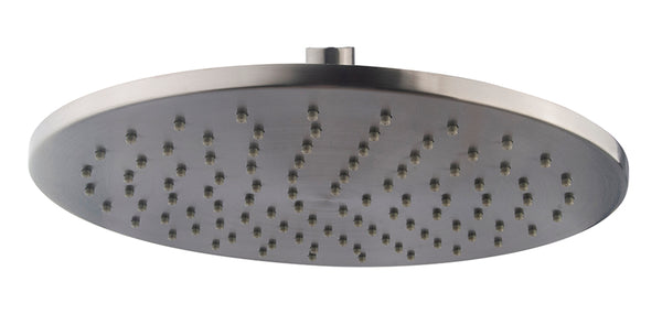 UniMatch hoofddouche rond | 25x0,8cm | Gunmetal PVD