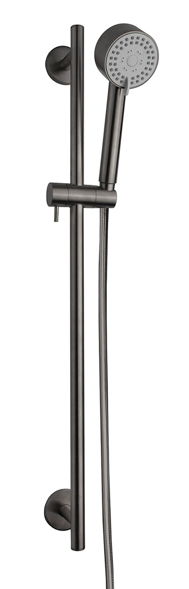 Wiesbaden Cadans juego de barra deslizante de lujo completa gunmetal | 72cm