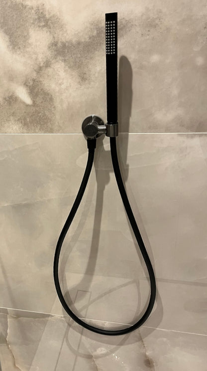 Wiesbaden luxe kunststof zwarte doucheslang | 150cm