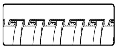 Manguera de ducha cromada Wiesbaden de doble resistencia de 175 cm.