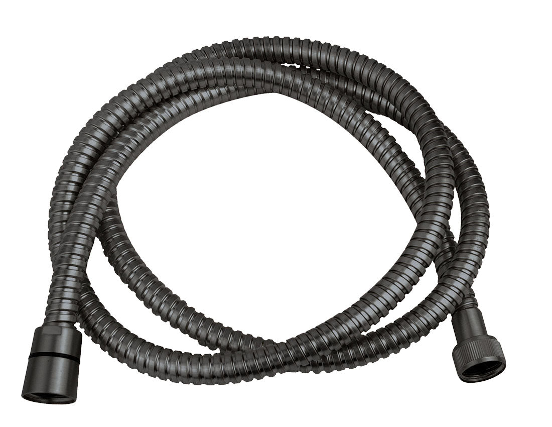 UniMatch doucheslang metaal 150 cm gunmetal PVD - WDtegels