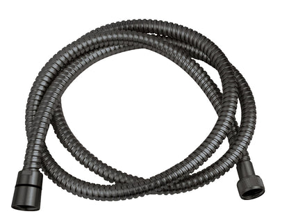 UniMatch doucheslang metaal 150 cm gunmetal PVD - WDtegels