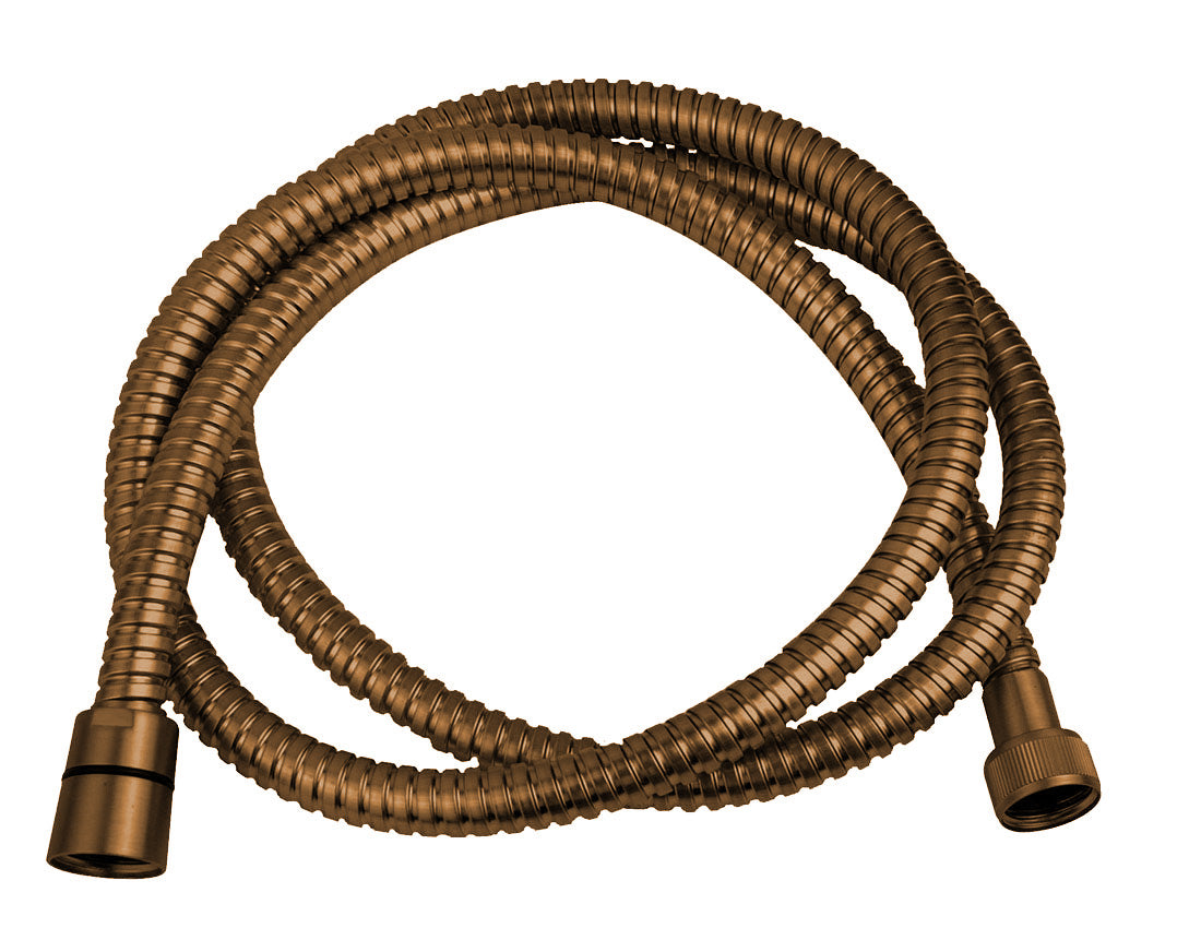 UniMatch shower hose metal 150 cm brushed bronze copper PVD