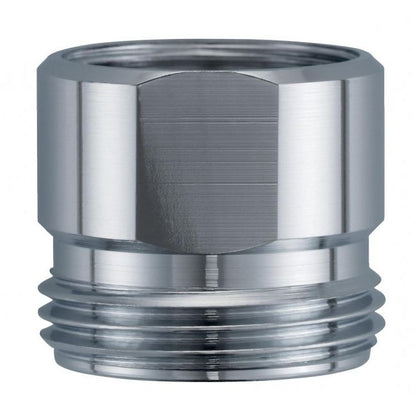 Verloopnippel M22 bi x 3/4 inch bu chroom
