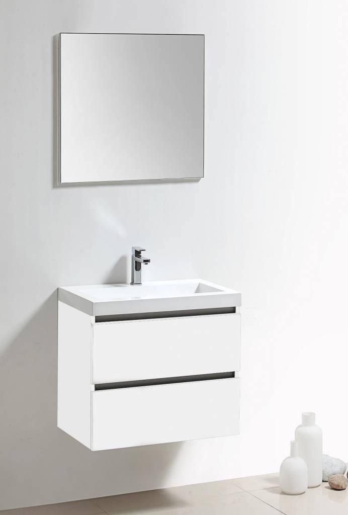 Badmeubel Trend Senza 60 Hoogglans Wit