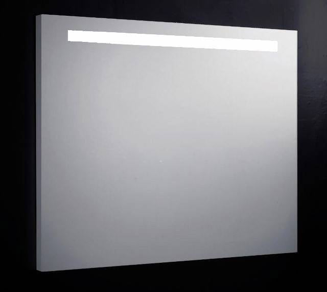 Aluminium spiegel met TL verlichting 100 - WDtegels