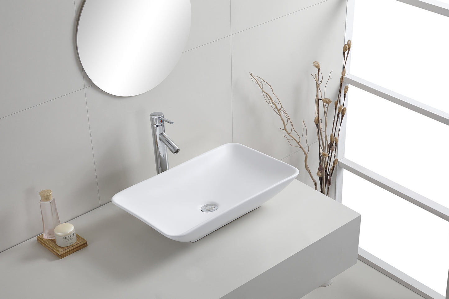 Lavabo Karé rectangular 58 x 36 x 11