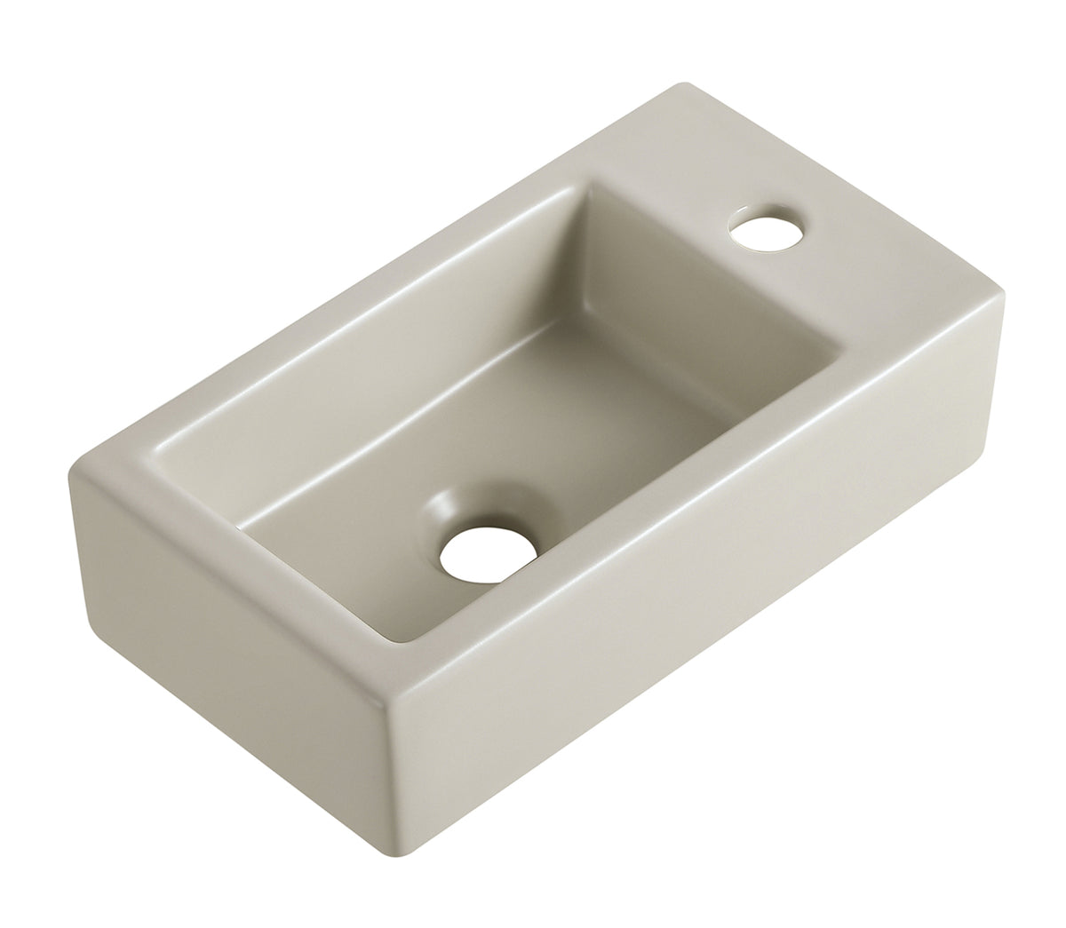 Rhea M fontein rechts 40 x 22 x 11 cm keramiek beige