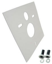 Wiesbaden - Juego de aislamiento para inodoro suspendido XL 40x42,5 mm