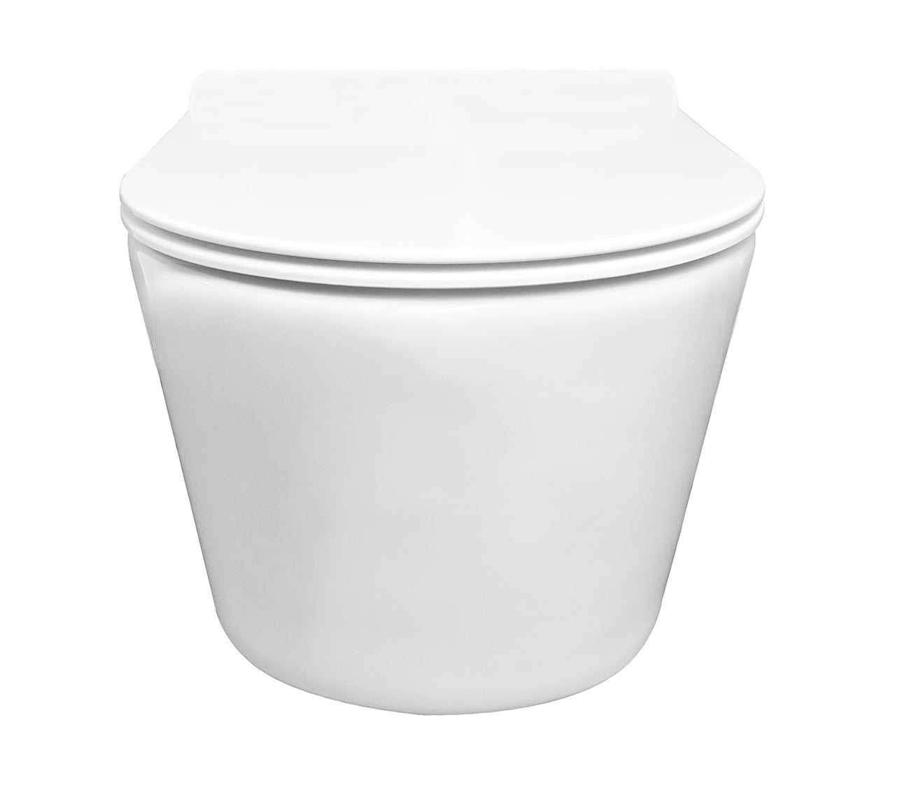 Sity wandcloset rimless met toiletzitting softclose en quick release glans wit - WDtegels