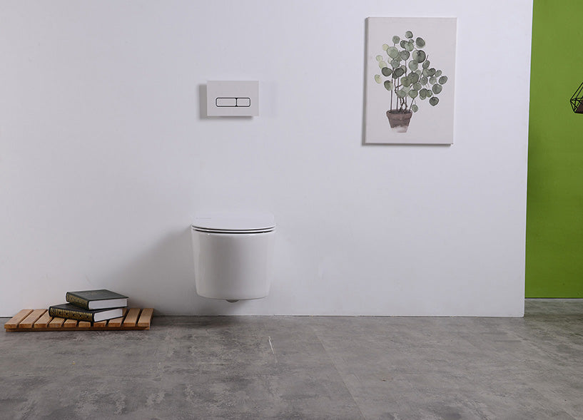 Sity wandcloset | Rimless + Toiletzitting | Softclose en quick release | glans wit - WDtegels