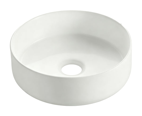 Colosso waskom rond | 36x12cm | Keramiek | Mat wit