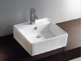 Larx wastafel 46 x 46 cm wit